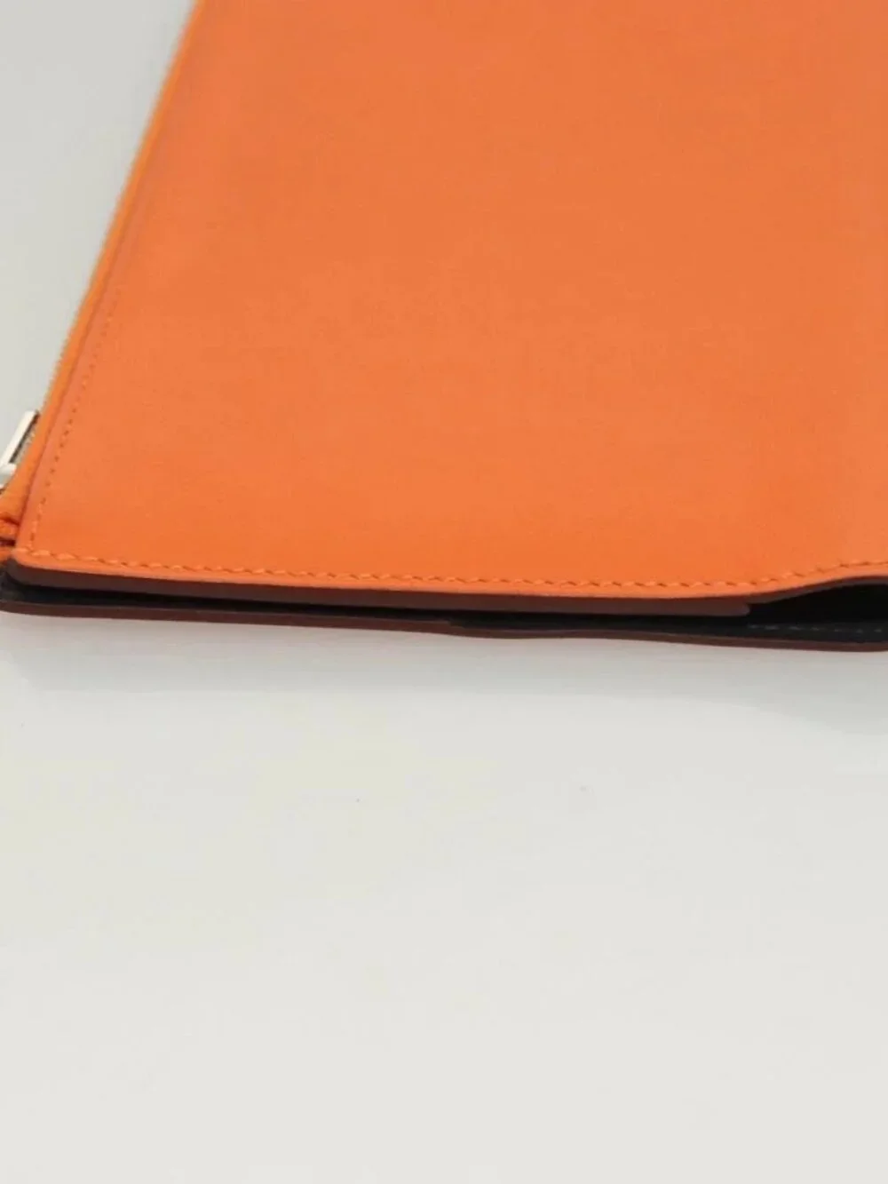 HERMES EA Zip PM Day Planner Cover Vaux Swift Orange Auth 117190M